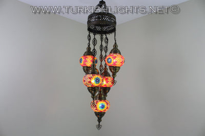 5 - BALL SULTAN CHANDELIER No2 (Medium) Globes