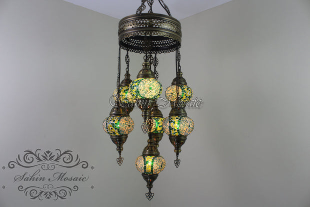 7 - BALL SULTAN CHANDELIER No2 (Medium globe)