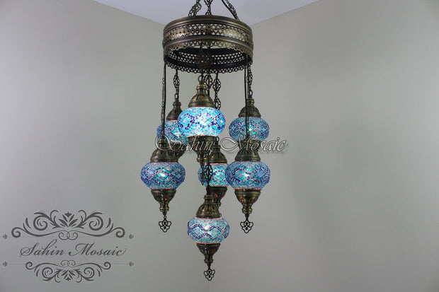7 - BALL SULTAN CHANDELIER No2 (Medium globe)