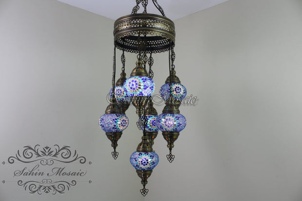 7 - BALL SULTAN CHANDELIER No2 (Medium globe)