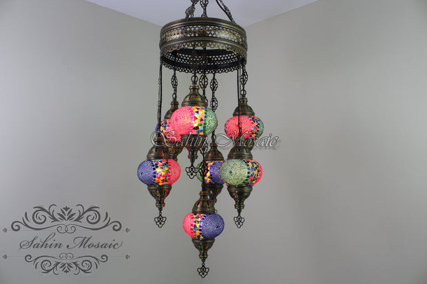 7 - BALL SULTAN CHANDELIER No2 (Medium globe)