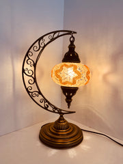 Moon Shape  Table Lamp with No3 (Large) Globe